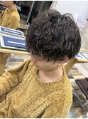 波巻きパーマ