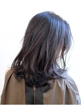 ルプラ ガーデン(le-pla garden) レイヤーカット#ミディアムボブ#黒髪#髪質改善#豊橋#豊川#田原