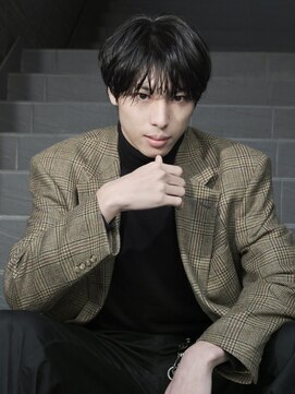 ハーバーズ バイ エムスラッシュ 鎌倉由比ヶ浜(Harbors by M.SLASH) 透け感/アッシュブラック/スマートマッシュ/うざバング/鎌倉