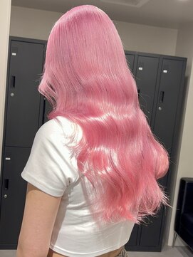 ベレーザ 渋谷(BELEZA) 9508ベビーピンクカシスレッドハイトーンカラー韓国ワンホンヘア