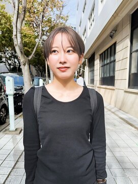 メリケンビューティーパーラー コウベ(MERICAN BEAUTY PARLOR KOBE) 似合わせカットイメチェン小顔前髪黒髪ハンサムショート