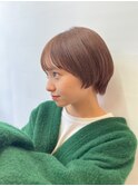 前髪/アンブレラカラー/こなれミディ/イメチェン/ウェーブパーマ