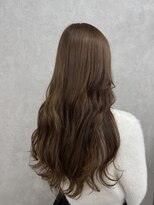 アン ブリーチ 大宮駅東口店(UN BLEACH)&nbsp;黒染め履歴からブリーチ一回ミルクティーブラウンカラー♪