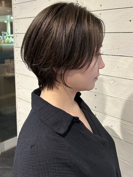 ルノン(LUNON) 大人ショート/ショートカット/グレージュカラー