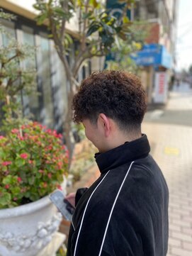 ピュア ポイント 和光店(PURE POINT) 波巻きパーマ／ツーブロック