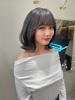アマンドール(Aman D'or) レイヤーボブ×透明感グレー