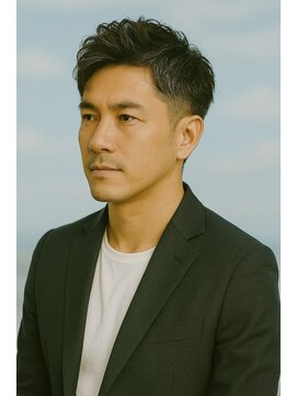 クート オム 南浦和(ku-to homme) 南浦和/メンズカット/白髪ぼかし/ハイライト