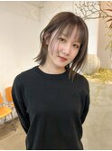 オリーブベージュカラー寒色ベージュカラー透け感カラー