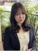 韓国風/レイヤーカット/透明感カラー/顔周りカット/髪質改善　
