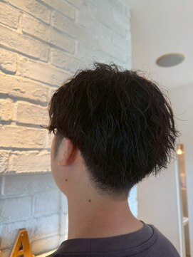 エヌアンドエー 春日部東口店(hair shop N&A) ビジネスOK◎爽やかニュアンスパーマ/メンズパーマ/黒髪