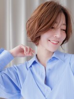 カバーヘア ブリス 北浦和(COVER HAIR bliss)&nbsp;フォックスカラーアシンメトリーかきあげボブZ北浦和20代30代