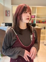 バサ 江古田店(BASSA)&nbsp;デザインカラー/medium　layer【会話控えめ美容師Runa】