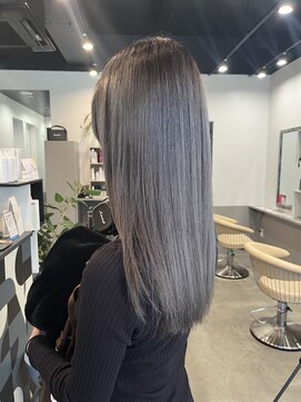 ブルーシルバーシャドールーツデザインカラー登戸向ヶ丘遊園