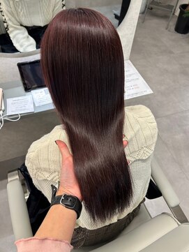 ニュイ 茨木店(nui +) ミディアムヘア/暗めカラー/グランマッシュ/茨木