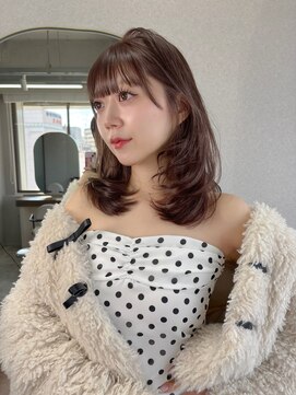 ボタン ハカタ(VOTAN hakata) 博多美容室/透明感カラー/赤み消し/ミディアムレイヤー