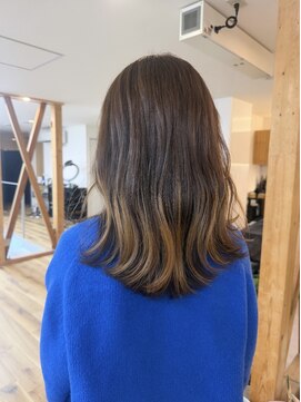 オアシス(oasis) 【oasisマミ】アンブレラエンドカラー/透明感ベージュカラー