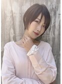 【京都・烏丸】レザーカット/丸みショート【ルーリールー】