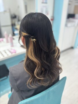 ホワイト 錦2号店(White) ねじりハーフツイン