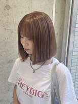 キャンバスアニュー 川崎(canvas anew.) 柔らかまろベージュ ブリーチ一回/川崎/ハイトーンカラー