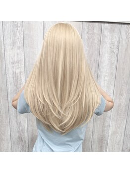 ラッズプラスエイチ(Lads+h)の写真/[話題の髪質改善]ブリーチで傷んだ髪も艶髪に♪ダイヤモンドの輝きで髪本来の艶を表現◇