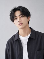 メンズ レガロ 八尾(MEN'S regalo)&nbsp;韓国マッシュセンターパートダウンパーマニュアンスパーマウルフ
