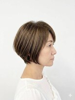 チチョ(chicho)&nbsp;大人ショート//白髪ぼかし//白髪いかし//丸みショート//スッキリ