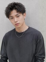 アーティカル 福岡天神(ARTICAL)&nbsp;ツイストパーマ ツーブロック 刈り上げ 束感 メンズショート