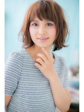 ミック 日暮里店(miq) 愛され♪♪フェザーボブ