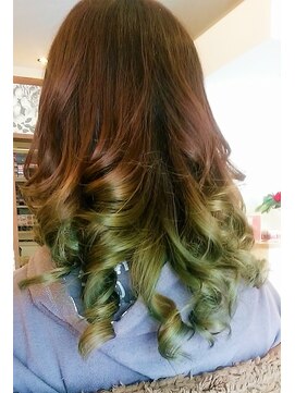 アトリエ ヴィサージュ 稲毛海岸店(ATELIER VISAGE) ペールグリーングラデーションカラー