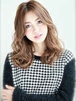 ヘアメイク フレンシア(hair make flencia)&nbsp;ラフウェーブ×センターパート