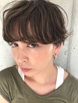 ローブ アオヤマ(LOAVE AOYAMA)&nbsp;【LOAVE】 ミントアッシュ / ハイライト / マッシュショート