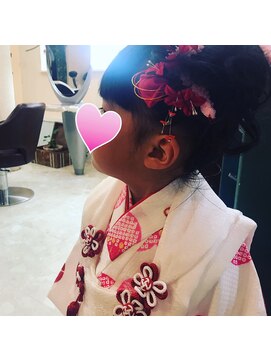 ヘアー リゾート クリップ(CLip) 3歳七五三女子