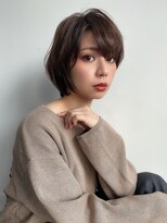 ルービック 難波(Rubik's) 大人女性ダークカラー×甘辛ショートボブ