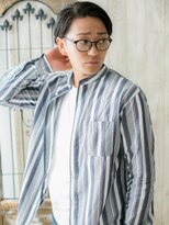 ハンサム クラシック 越谷店(Classic)&nbsp;ダークアッシュ七三オールバックセミウェットかき上げヘアC