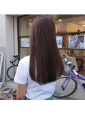 ナチュラルロングヘア☆マロンカラー