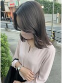 赤み消しオリーブグレージュ×ナチュラル韓国ミディアム／新宿