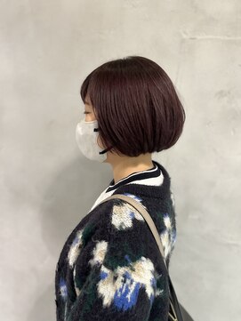 パーク なんば本店(PARK.) ピンクパープルボブ