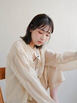 ムク 甲府(muku.)&nbsp;前髪/マチルダボブ/ピンクベージュインナー/グレージュ[甲府駅]