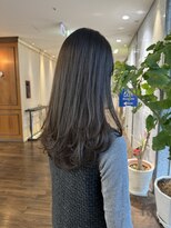 ザック ヴィ(ZACC  vie)&nbsp;レイヤーカット　グレージュ　セミロング　20代30代40代