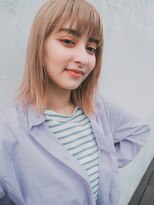 ポイントファイブバイソレイユ 藤沢店(.5 by SOLEIL)&nbsp;切りっぱなしボブスタイル