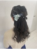 ルーズハーフアップ♪