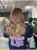 シアベージュ系バレイヤージュ◎20代30代40代