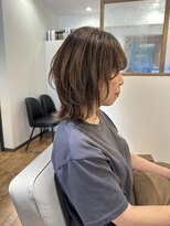 ウニレ バイ センス(unire by sense)&nbsp;【白髪ぼかし】ウルフヘアスタイル/白髪ぼかしハイライト