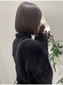 *透明感ある冬カラーならzina福岡天神髪質改善*透明感ブラウン
