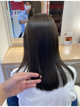 ルージュ 目白台店(ROUGE) グレージュ×ミディアム×髪質改善トリートメント【目白台】