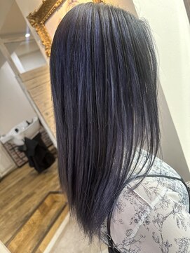 ティグルフォーヘア(TIGRE for hair) ハイライト×ブルー