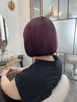 シアアルン 新小岩店(SHEER alun) ワインレッド/ボブ/SHEERalun新小岩店