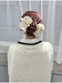 成人式ヘアセット☆