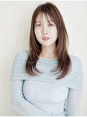 レイヤーカット*セミロング*白髪染め*髪質改善*30代40代50代