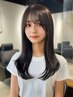 小顔カット＋透明感カラー＋ナノスチームトリートメント￥15,000→￥8,000